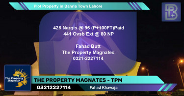 Residential Plot for Sale in Bahria Town, Lahore - (BP-53112)