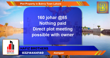 Residential Plot for Sale in Bahria Town, Lahore - (BP-53162)