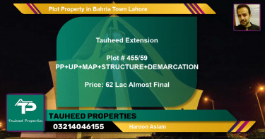Residential Plot for Sale in Bahria Town, Lahore - (BP-53186)