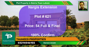 Residential Plot for Sale in Bahria Town, Lahore - (BP-53188)