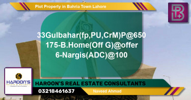 Residential Plot for Sale in Bahria Town, Lahore - (BP-53202)