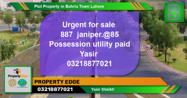 Residential Plot for Sale in Bahria Town, Lahore - (BP-53205)