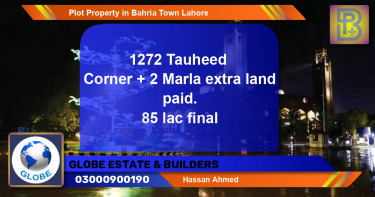 Residential Plot for Sale in Bahria Town, Lahore - (BP-53219)