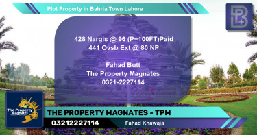 Residential Plot for Sale in Bahria Town, Lahore - (BP-53395)