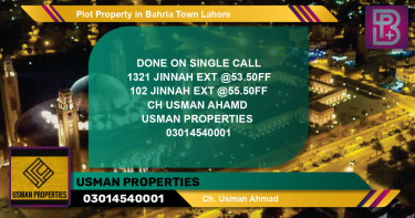 Residential Plot for Sale in Bahria Town, Lahore - (BP-53405)