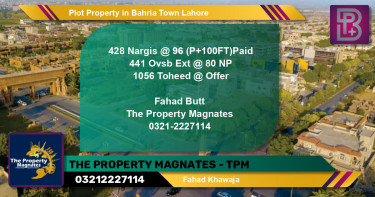 Residential Plot for Sale in Bahria Town, Lahore - (BP-53444)