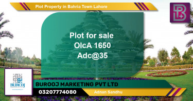 Residential Plot for Sale in Bahria Town, Lahore - (BP-53522)