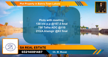 Residential Plot for Sale in Bahria Town, Lahore - (BP-53523)