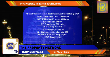 Residential Plot for Sale in Bahria Town, Lahore - (BP-53526)