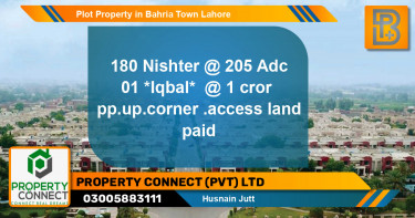 Residential Plot for Sale in Bahria Town, Lahore - (BP-53576)