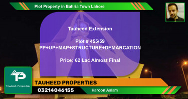 Residential Plot for Sale in Bahria Town, Lahore - (BP-53625)
