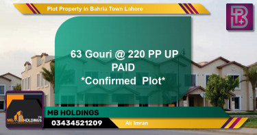 Residential Plot for Sale in Bahria Town, Lahore - (BP-53649)