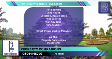 Residential Plot for Sale in Bahria Town, Lahore - (BP-53714)