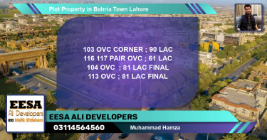 Residential Plot for Sale in Bahria Town, Lahore - (BP-53718)