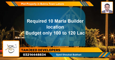 Residential Plot for Sale in Bahria Town, Lahore - (BP-53788)
