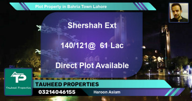 Residential Plot for Sale in Bahria Town, Lahore - (BP-53793)