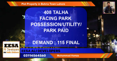 Residential Plot for Sale in Bahria Town, Lahore - (BP-53924)