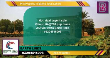 Residential Plot for Sale in Bahria Town, Lahore - (BP-53943)