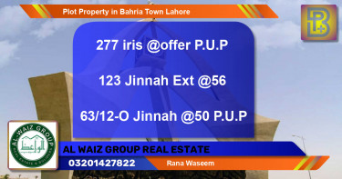 Residential Plot for Sale in Bahria Town, Lahore - (BP-53986)