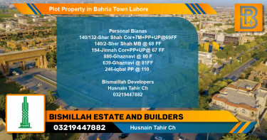 Residential Plot for Sale in Bahria Town, Lahore - (BP-54135)
