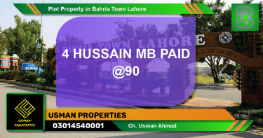 Residential Plot for Sale in Bahria Town, Lahore - (BP-54158)