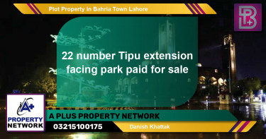 Residential Plot for Sale in Bahria Town, Lahore - (BP-54196)