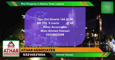 Residential Plot for Sale in Bahria Town, Lahore - (BP-54215)