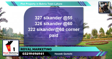 Residential Plot for Sale in Bahria Town, Lahore - (BP-54309)