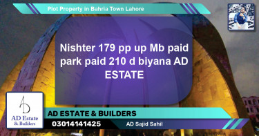 Residential Plot for Sale in Bahria Town, Lahore - (BP-54342)
