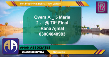 Residential Plot for Sale in Bahria Town, Lahore - (BP-54395)