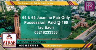 Residential Plot for Sale in Bahria Town, Lahore - (BP-54415)