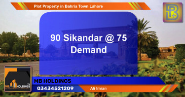 Residential Plot for Sale in Bahria Town, Lahore - (BP-54506)