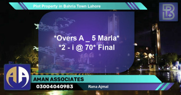 Residential Plot for Sale in Bahria Town, Lahore - (BP-54538)