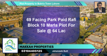 Residential Plot for Sale in Bahria Town, Lahore - (BP-55082)