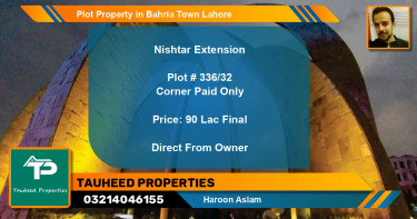 Residential Plot for Sale in Bahria Town, Lahore - (BP-55125)