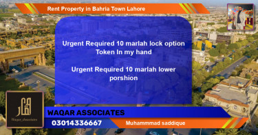 Residential Property for Rent in Bahria Town, Lahore - (BP-55171)