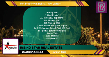 Residential Plot for Sale in Bahria Town, Lahore - (BP-55175)