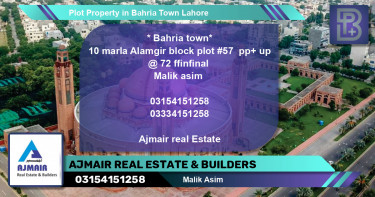 Residential Plot for Sale in Bahria Town, Lahore - (BP-55186)