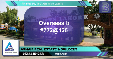 Residential Plot for Sale in Bahria Town, Lahore - (BP-55191)