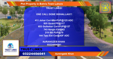 Residential Plot for Sale in Bahria Town, Lahore - (BP-55237)