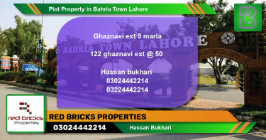 Residential Plot for Sale in Bahria Town, Lahore - (BP-55333)