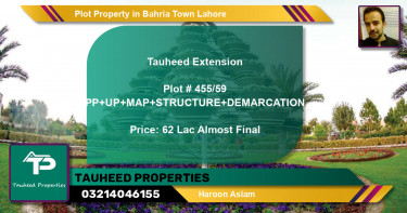 Residential Plot for Sale in Bahria Town, Lahore - (BP-55348)