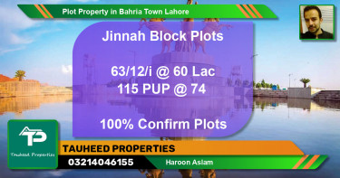 Residential Plot for Sale in Bahria Town, Lahore - (BP-55352)
