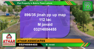 Residential Plot for Sale in Bahria Town, Lahore - (BP-55361)
