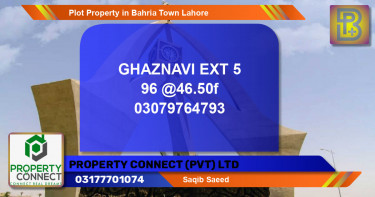 Residential Plot for Sale in Bahria Town, Lahore - (BP-55364)