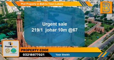 Residential Plot for Sale in Bahria Town, Lahore - (BP-55375)