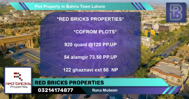 Residential Plot for Sale in Bahria Town, Lahore - (BP-55382)