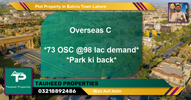 Residential Plot for Sale in Bahria Town, Lahore - (BP-55403)