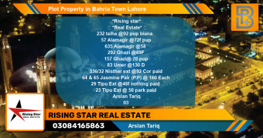 Residential Plot for Sale in Bahria Town, Lahore - (BP-55479)