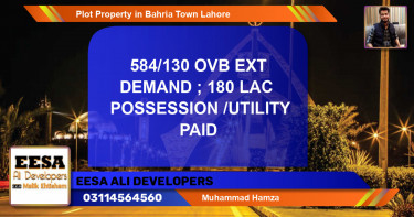 Residential Plot for Sale in Bahria Town, Lahore - (BP-56407)